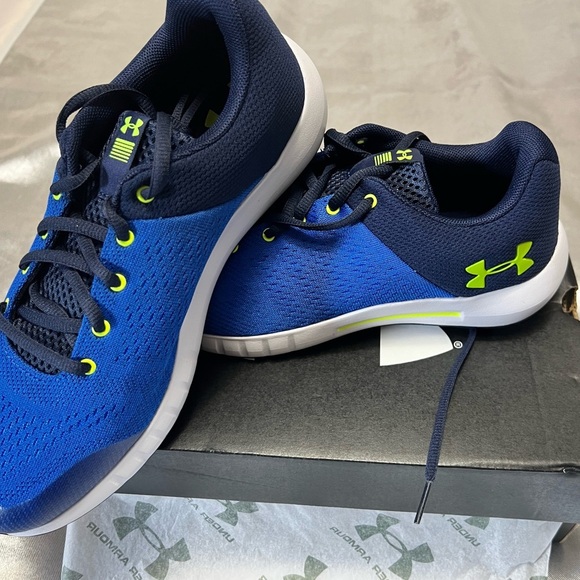 - UNDER ARMOUR YOUTH BGS PURSUIT
SNEAKERS UA KIDS RUNNING BLUE
SHOES - Picture 4 of 7